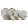 GESCHIRRSET Serviesset Saisons Sand 18-teilig - Creme, Keramik (2/2/1cm)