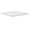 TISCHPLATTE 70 x 70 cm, Weiß - Weiß, Metall (70/70/2cm) - Oviala