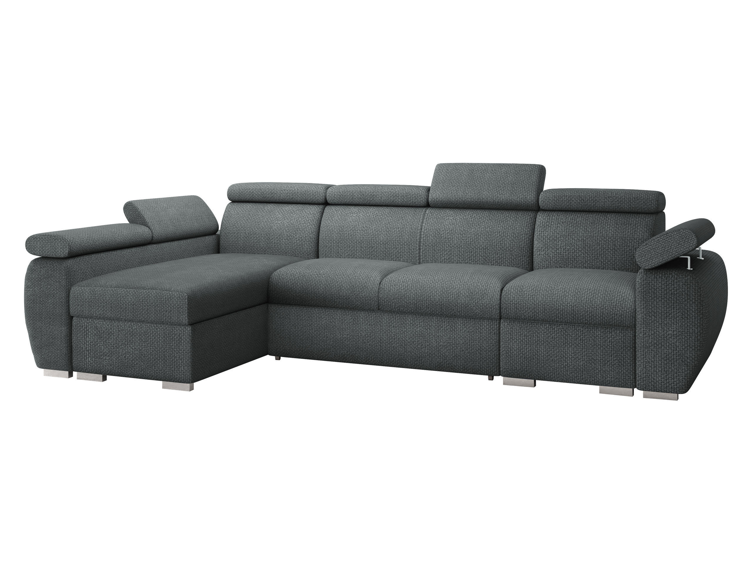 Mirjan24 Ecksofa Blaugrau 320x170 cm