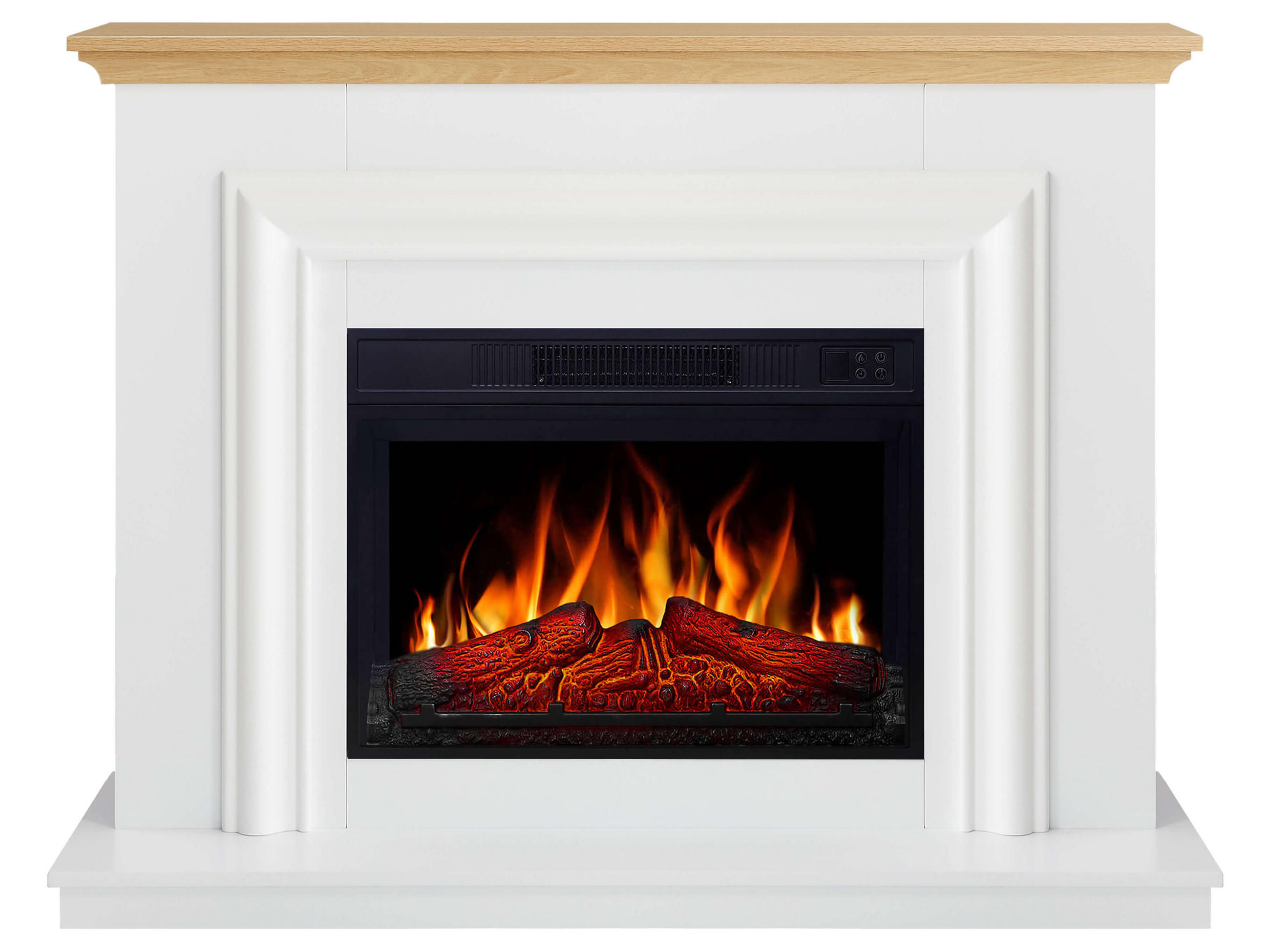 ArtiFlame Elektrokamin Weiß 114x87.3x33 cm
