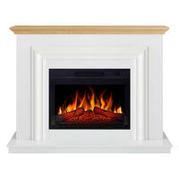 ELEKTROKAMIN Marbelya AF23S Weiß – Breite 107 cm, 3D-Flammeneffekt, LED-Beleuchtung, Heizfunktion - Weiß, Glas/Holzwerkstoff (114/87.3/33cm) - ArtiFlame