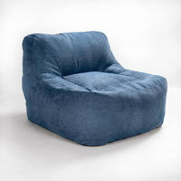 EINZELSOFA 4361 - Blau, Textil (90/38/92cm) - Vercart