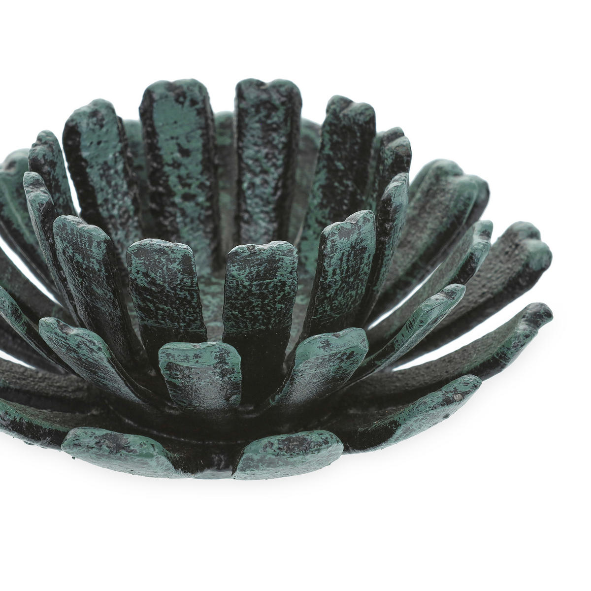 2xTEELICHTHALTER - Smaragdgrün, Metall (6cm) - Relaxdays