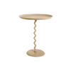 BEISTELLTISCH Zig Zag 44/44/52 cm - Braun, Metall (44/44/52cm) - Leitmotiv