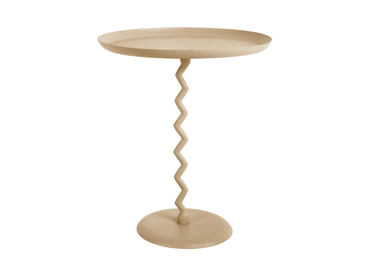 BEISTELLTISCH Zig Zag 44/44/52 cm - Braun, Metall (44/44/52cm) - Leitmotiv