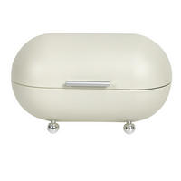 BROTKASTEN 34/19/20 cm Creme - Creme, Metall (19/20/34cm) - Authentics
