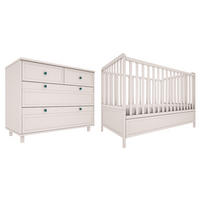 POKOJ PRO MIMINKO 2DÍLNÝ Gabriel Béžová - béžová, kompozitní dřevo (145/103/75cm) - Petits-meubles