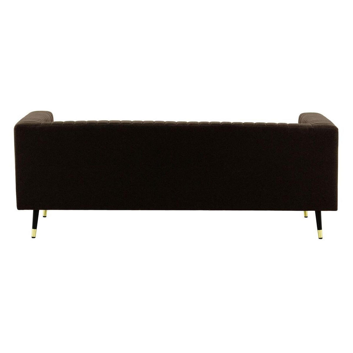 DREISITZER SOFA Slender-Baku 12 - Mokka, Holz/Textil (201/71/83cm) - SLF24