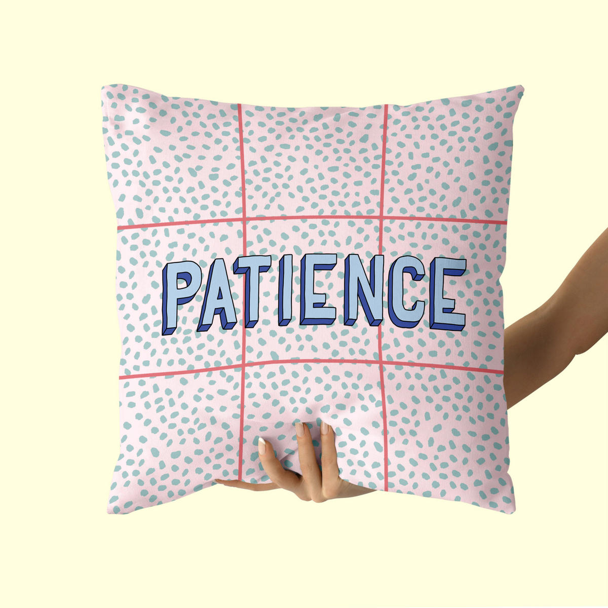 KISSENBEZUG dekorativ patience 50x50 cm (2er pack) mehrfarbig - Multicolor, Textil (50/50cm) - Happy Friday
