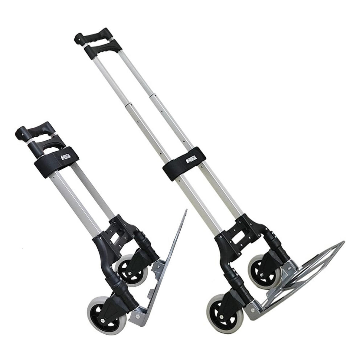 SACKKARRE Elephant klappbar 110x39x42cm Traglast 70kg AluminiumrahmenTRR Fachgummiräder Silber - Silberfarben, Metall (42/39/110cm) - PROREGAL