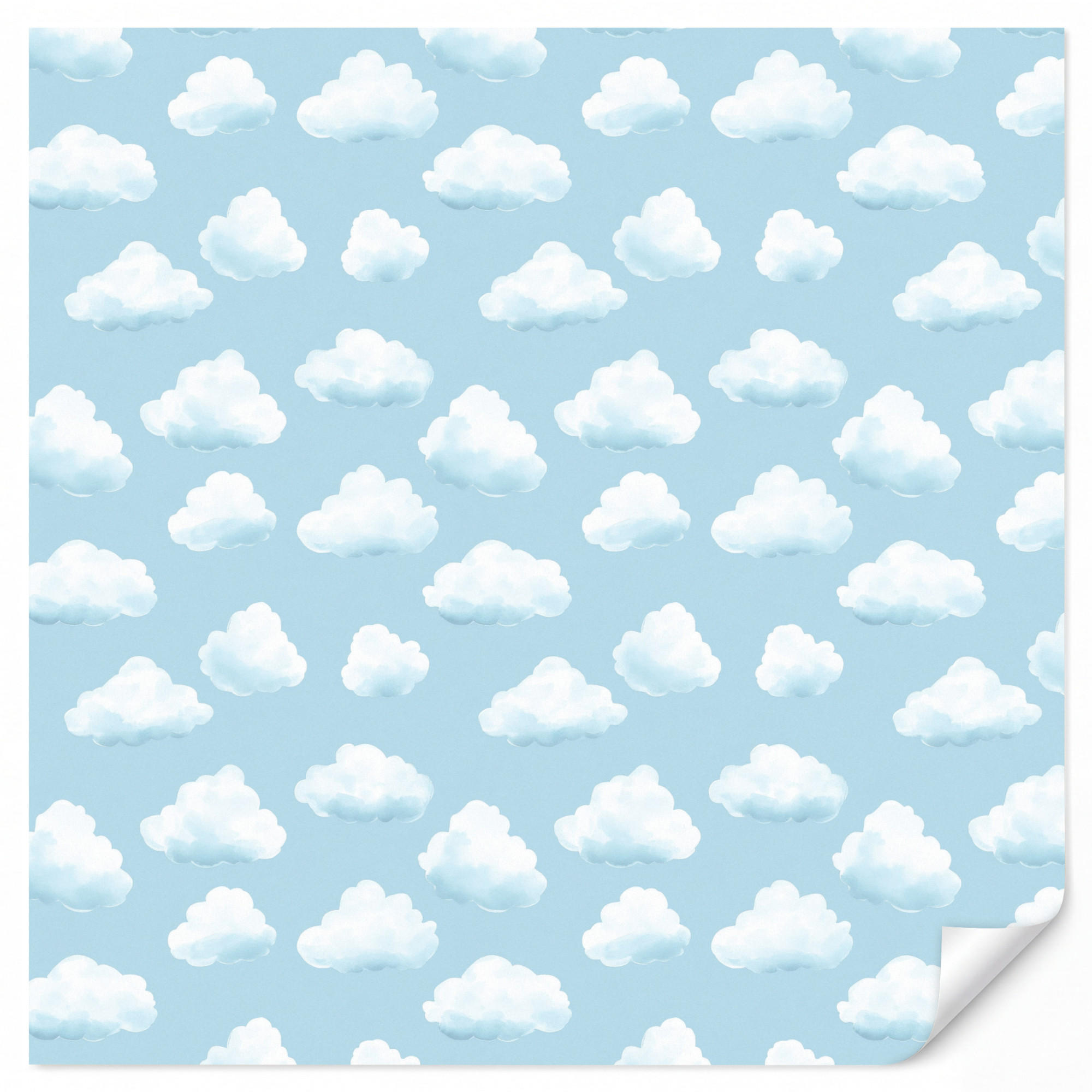 OnlyWow Kindertapete Hellblau 200x220 cm