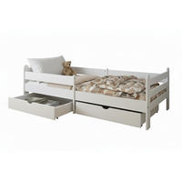 KINDERBETT Lillesund mit 2 Schubladen - Weiß, Holzwerkstoff (90/200cm) - kiki design