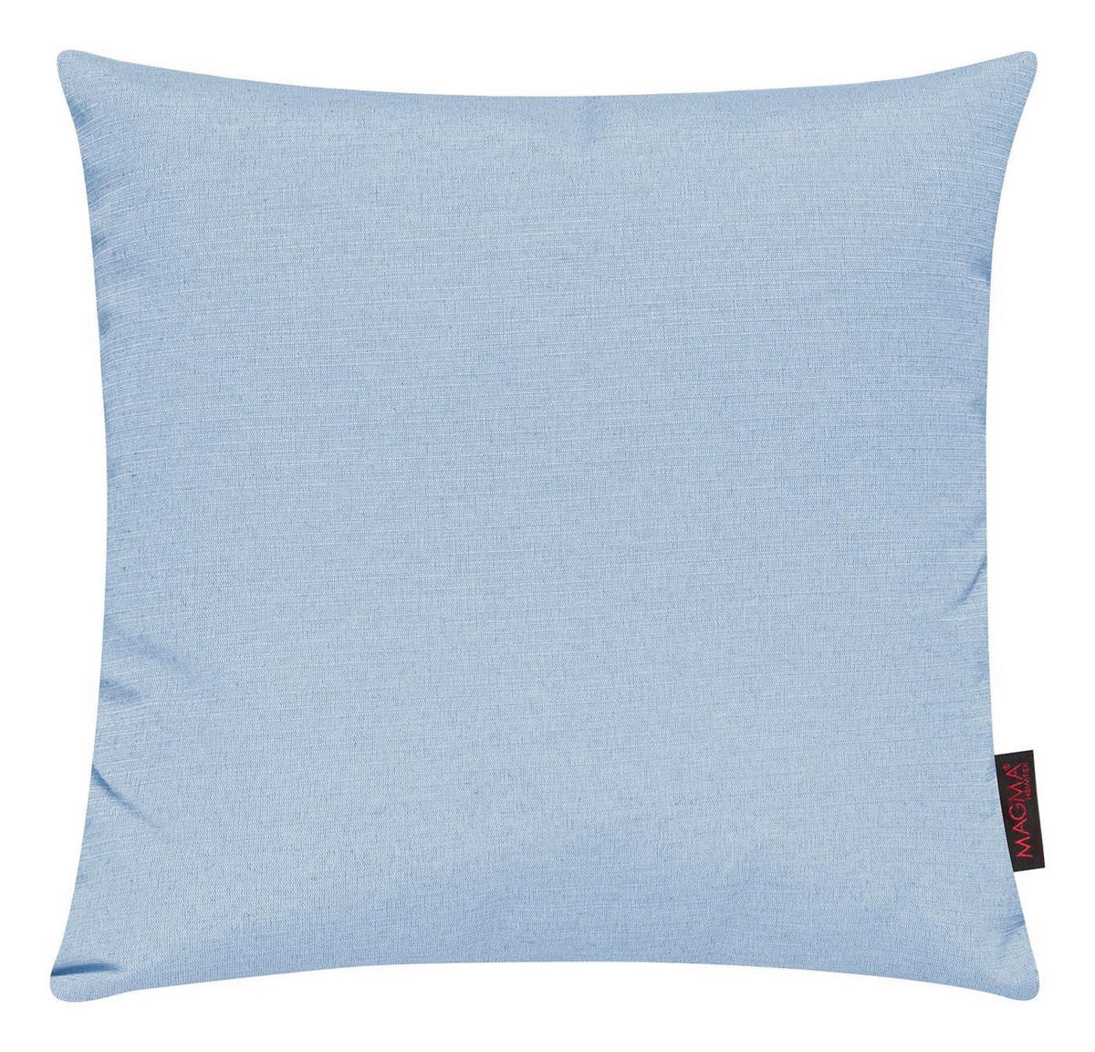 KISSENHÜLLE 2er Set Fino uni 50/50 cm - Hellblau, Textil (50/50cm) - Magma Heimtexx