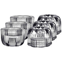 2IN1-KERZENSTÄNDER Fleur transparent ø 6,3 cm 6er Set - Transparent, Glas (6.3/4.5/6.3cm) - Villeroy & Boch