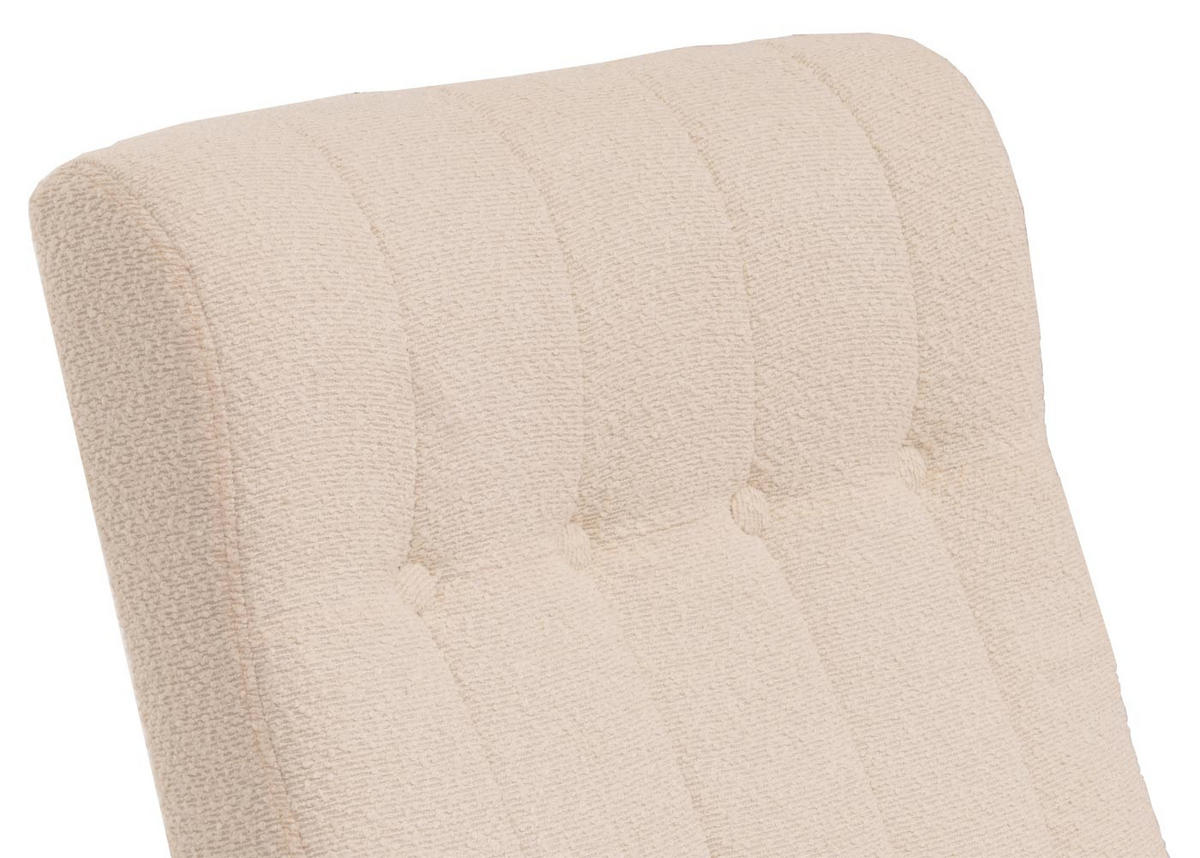 SCHAUKELSTUHL Cremeweiß - Weiß, Textil (64/97/85cm) - MCW