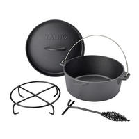 DUTCH OVEN 4L - Schwarz, Metall (24cm) - TAINO