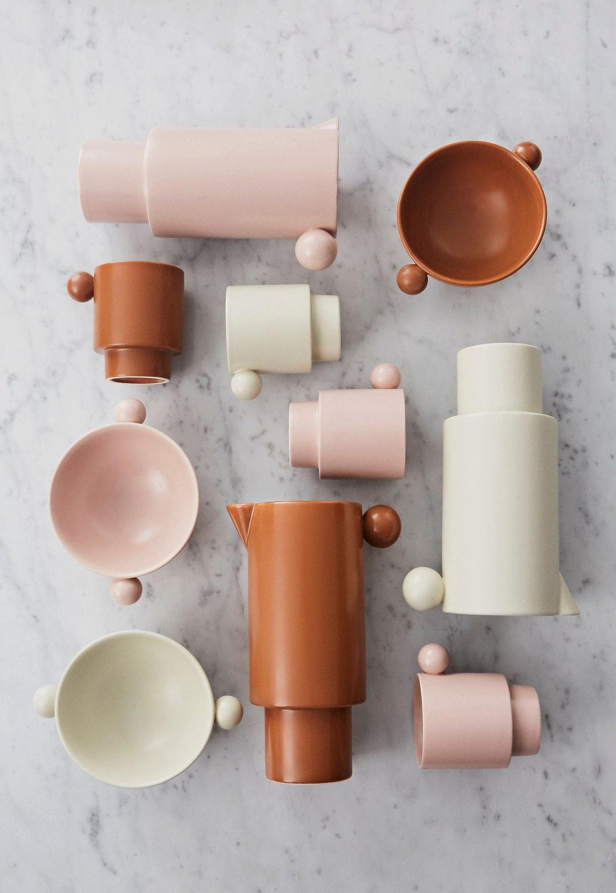 SCHALE Inka in Rose Ø18 cm - Rosa, Keramik (18cm) - OYOY Living Design