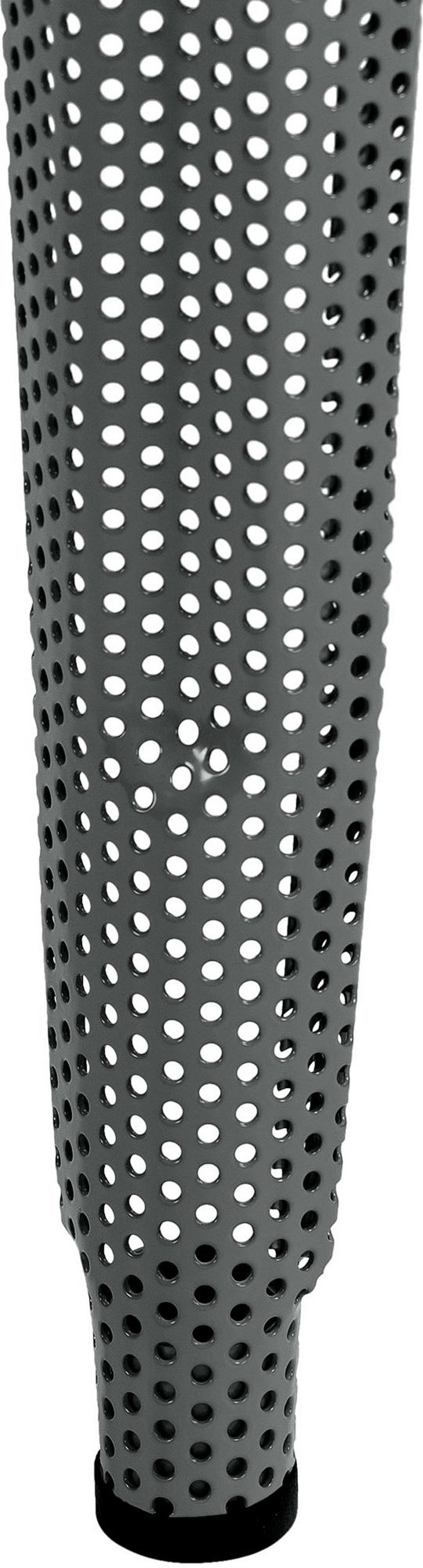 BARHOCKER Fluton grau - Grau, Kunststoff/Metall (43/77/43cm) - TPFLiving