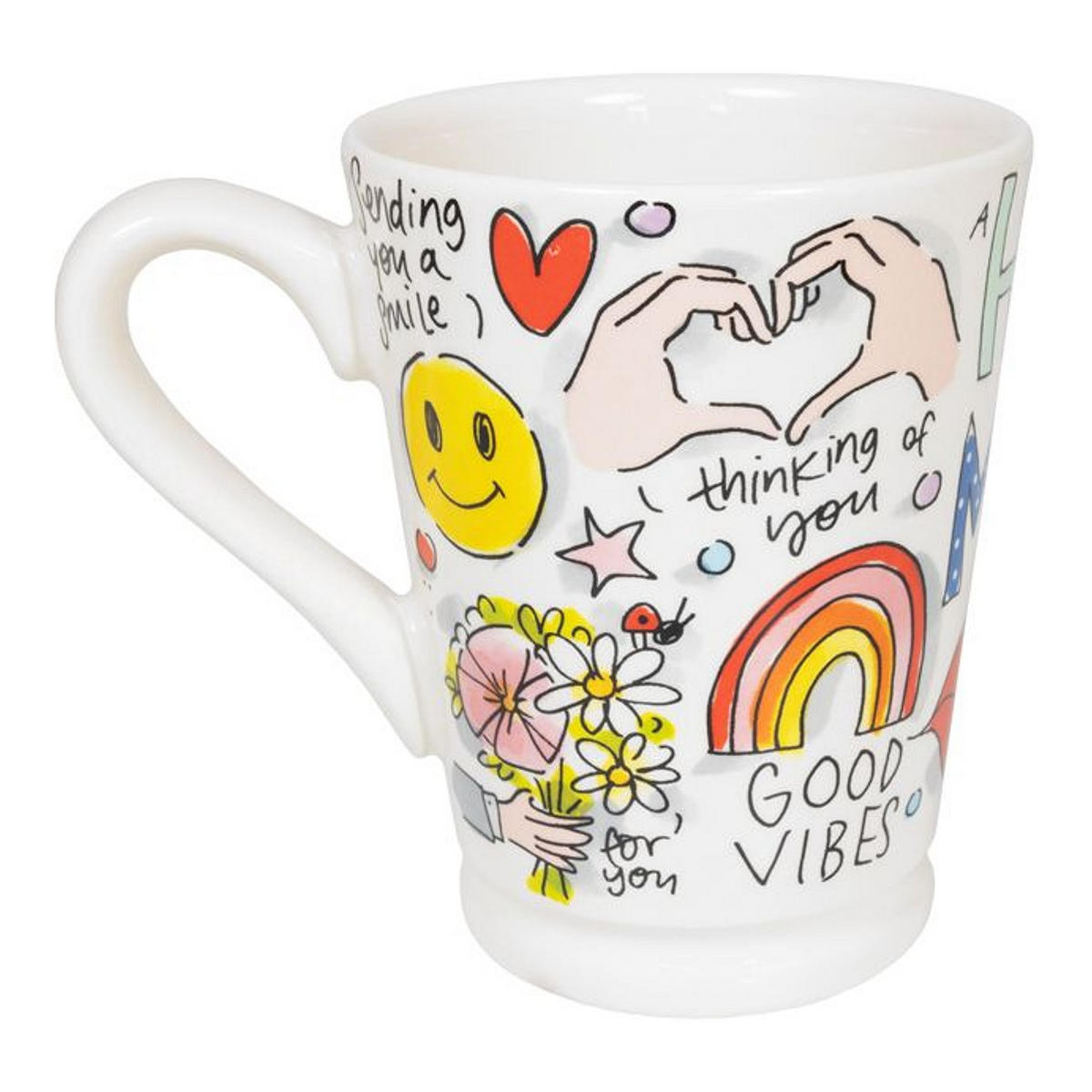XL-BECHER Eine Umarmung in einer Tasse in Bunt - 500 ml - Multicolor, Keramik (0.5L) - Blond Amsterdam