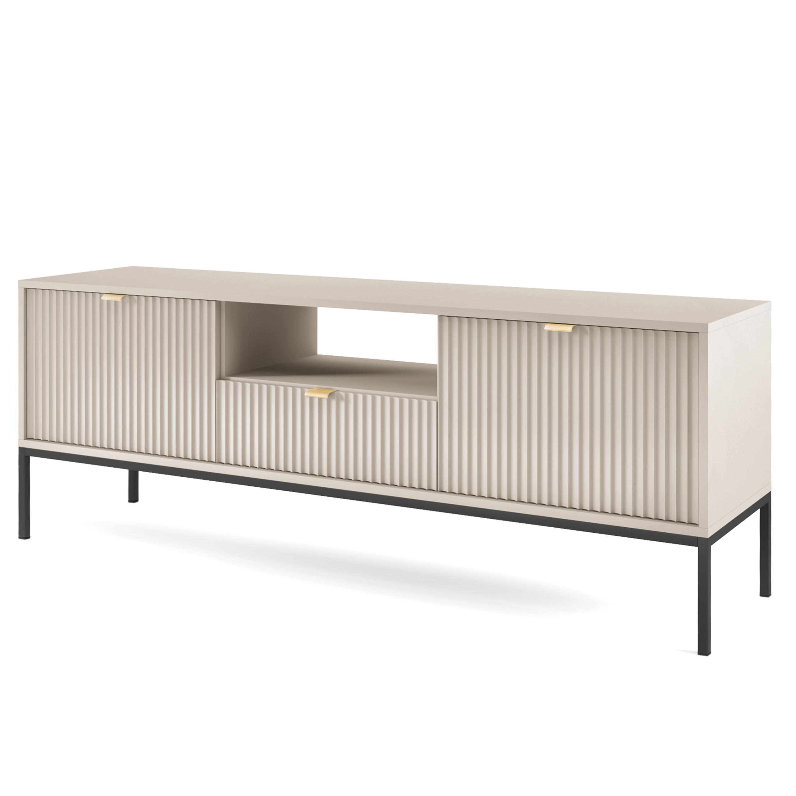 LOWBOARD STELLARE 154/56/39 cm, Kaschmir - Kaschmir, Holzwerkstoff (154/56/39cm) - MASSENO