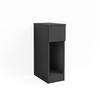 NACHTTISCH Enton Schwarz 20 x 59.5 cm - Schwarz, Holzwerkstoff (20/59.5/35cm) - Vicco