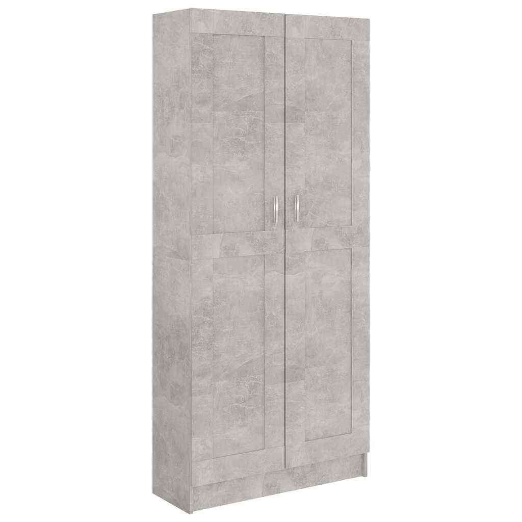vidaXL Bücheschrank Hellgrau 82.5x185.5x30.5 cm