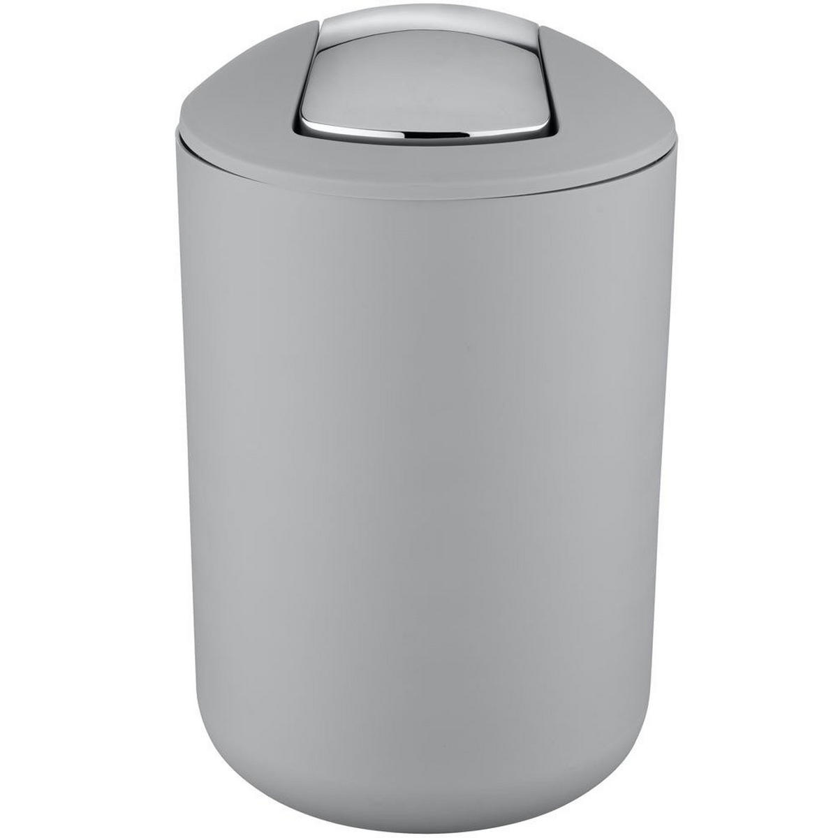 MÜLLKORB grau - Brasil Grey 6,5 l 20/20/31 cm - Grau, Kunststoff (20/31/20cm) - Wenko