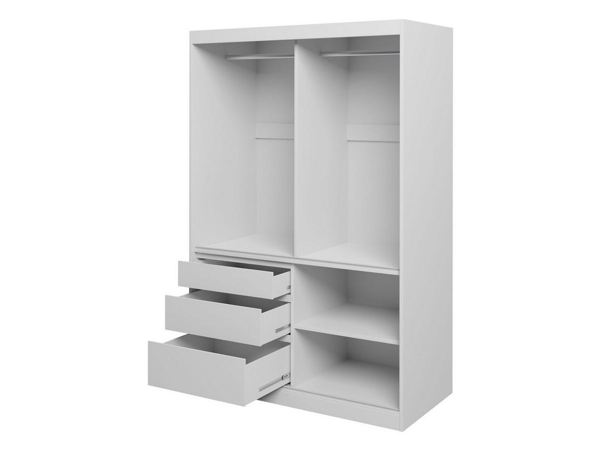 SCHWEBETÜRENSCHRANK Haiti 140 mit Spiegel - Braun, Holzwerkstoff (140/216/65cm) - MIRJAN24