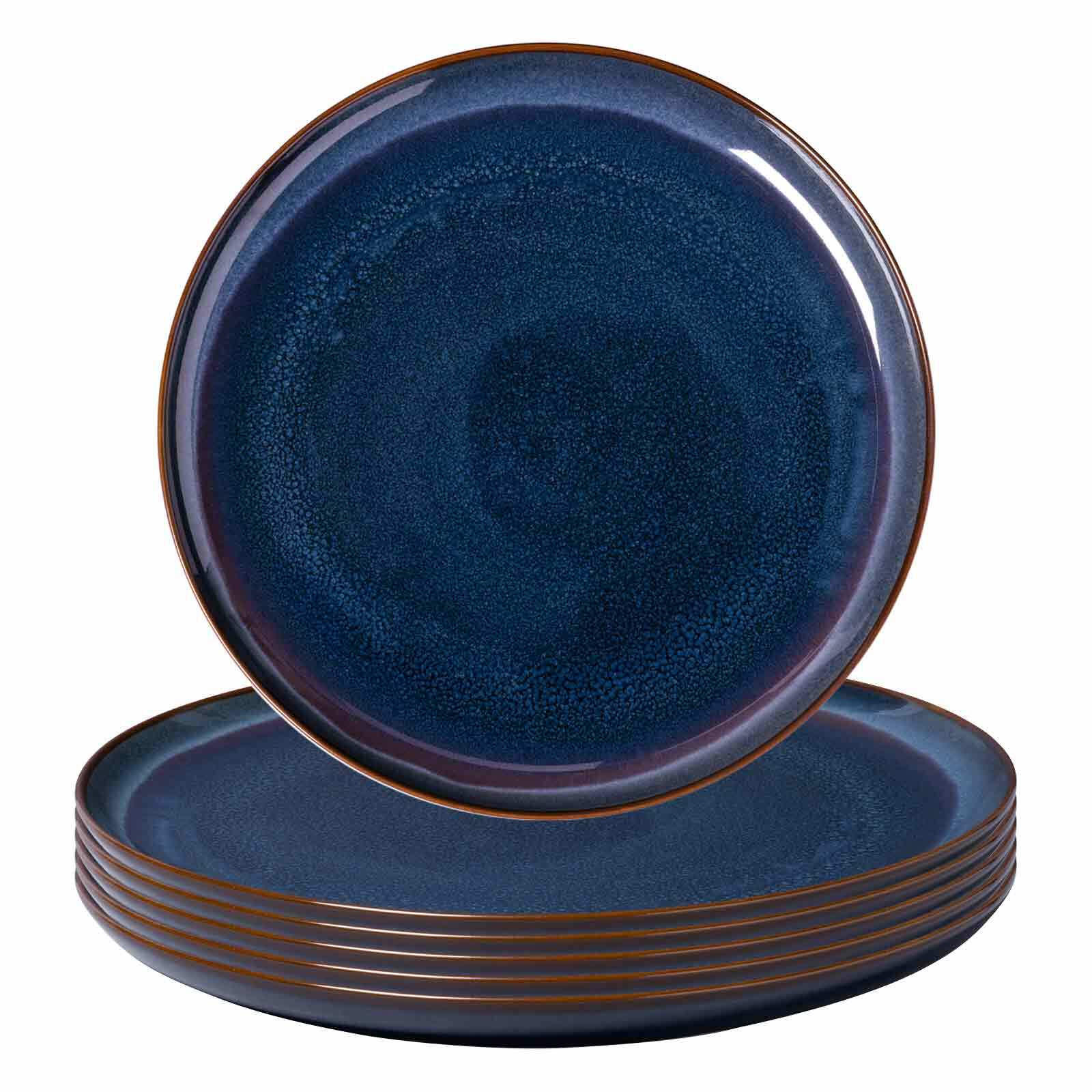 SPEISETELLER Crafted Denim dunkelblau ø 29 cm 6er Set - Dunkelblau, Keramik (29cm) - like.Villeroy & Boch