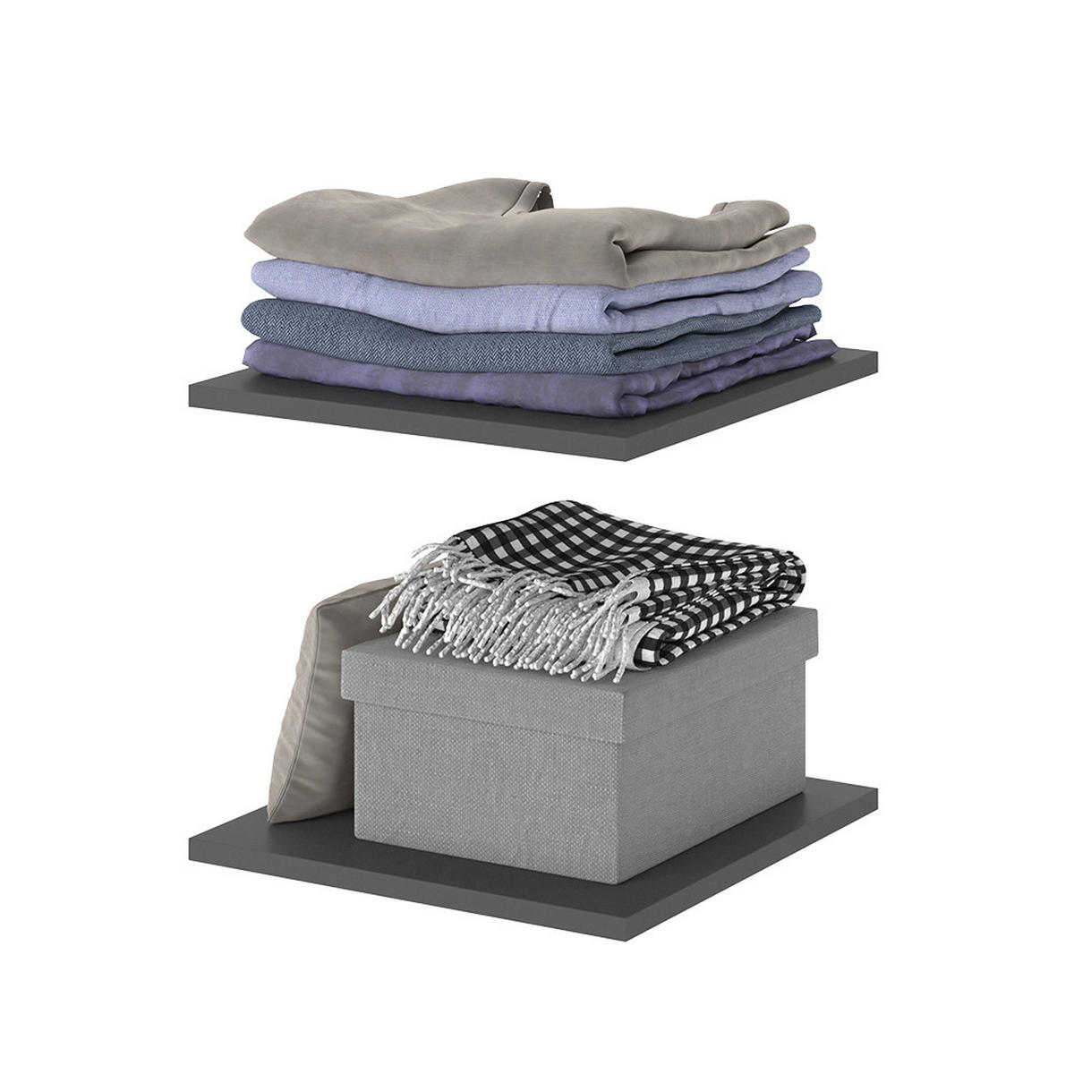 POLICE Claus Antracit - antracitová, kompozitní dřevo (35.4/1.6/36.3cm) - Vicco