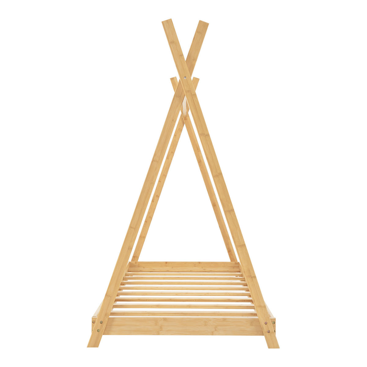 KINDERBETT Vimpeli - Naturfarben, Holz (90/200cm) - [en.casa]
