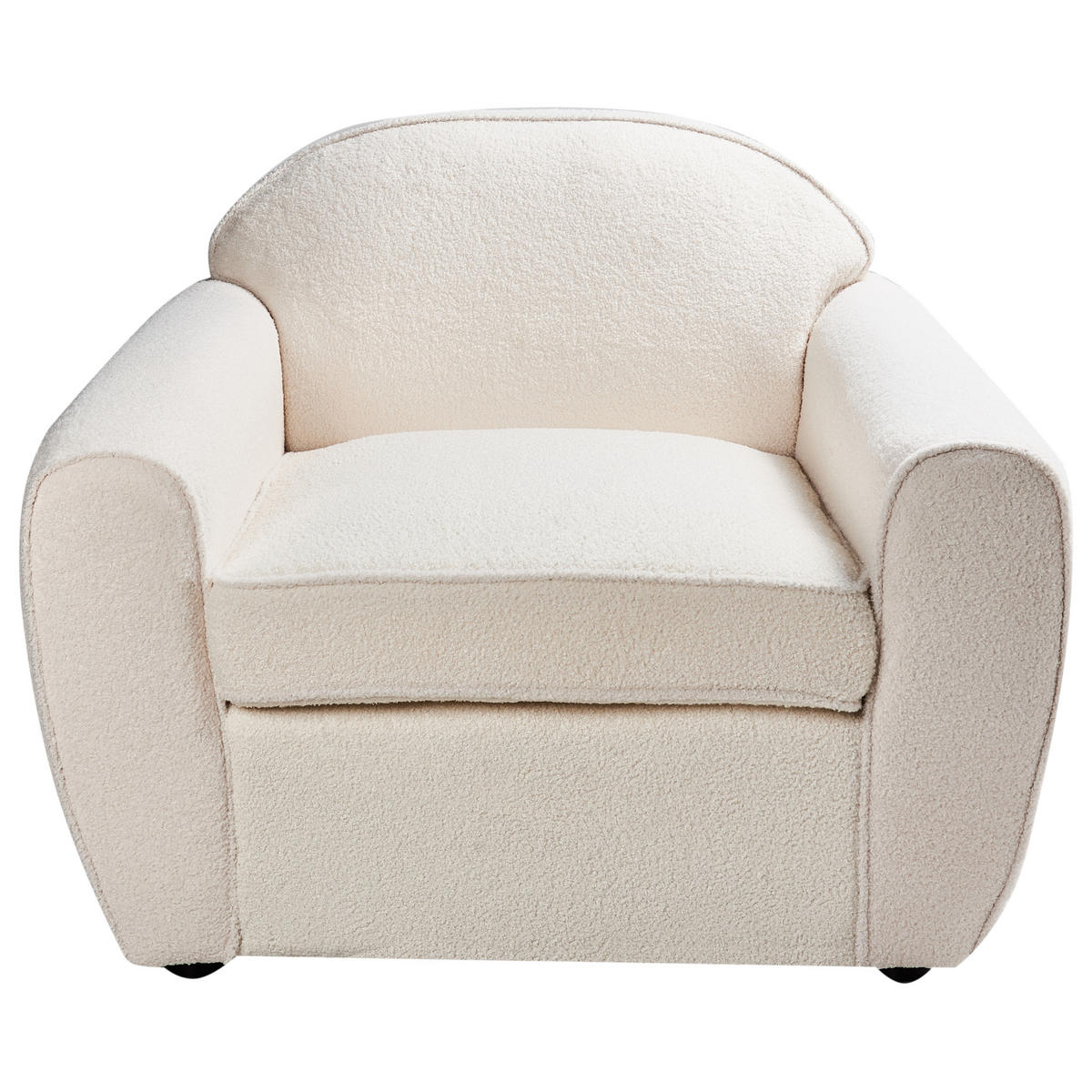 SESSEL Hellbeige Ellede - Beige, Textil (93/73/90cm) - Beliani