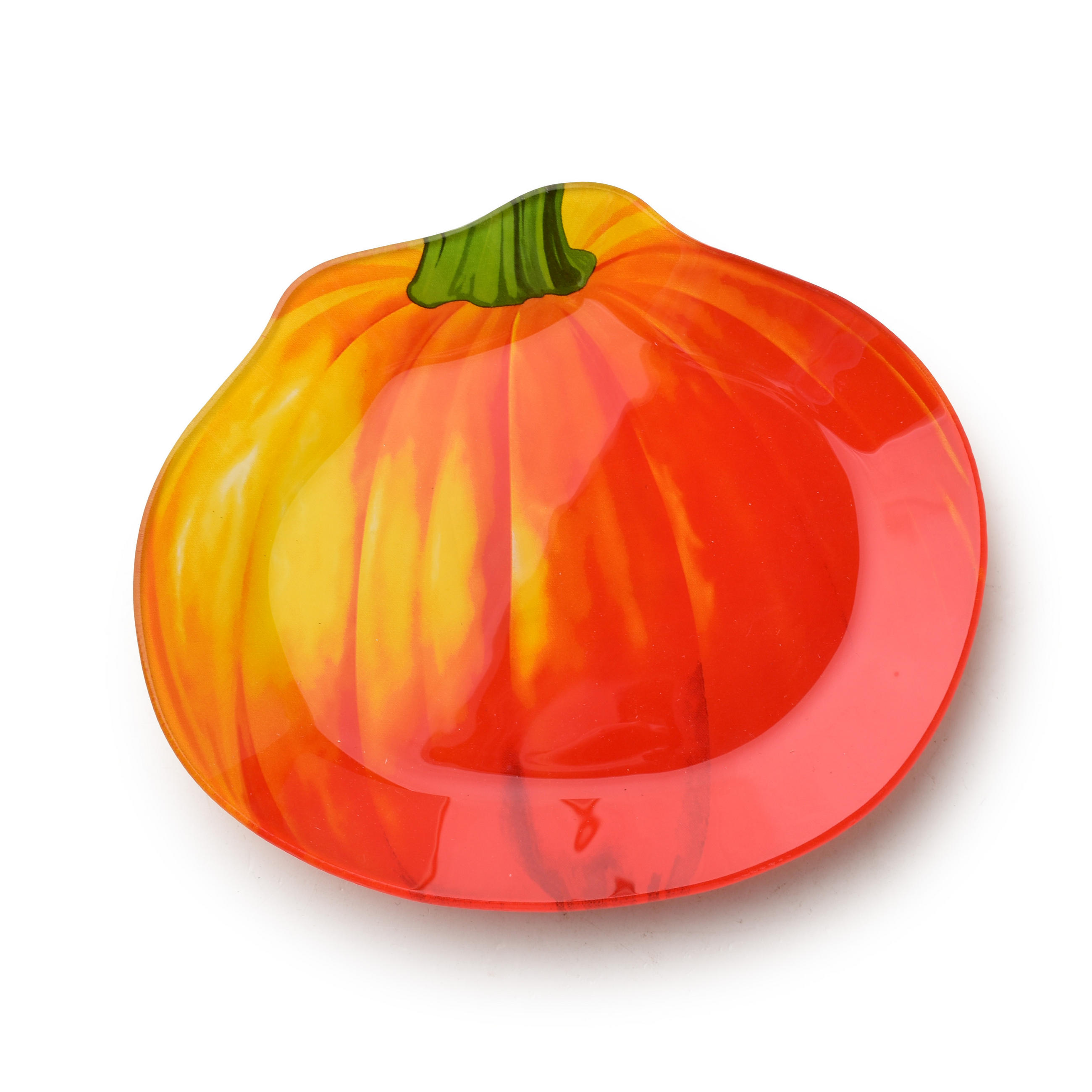 SERVIERPLATTE Aria Fresh Orange 17x19,5x1,8cm Glas - Orange, Glas (19.5/1.8/17cm) - Mondex