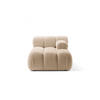 CHAISELONGUE rechts Bellis aus Boucle sandfarben - Sandfarben, Textil (94/70/155cm) - Micadoni