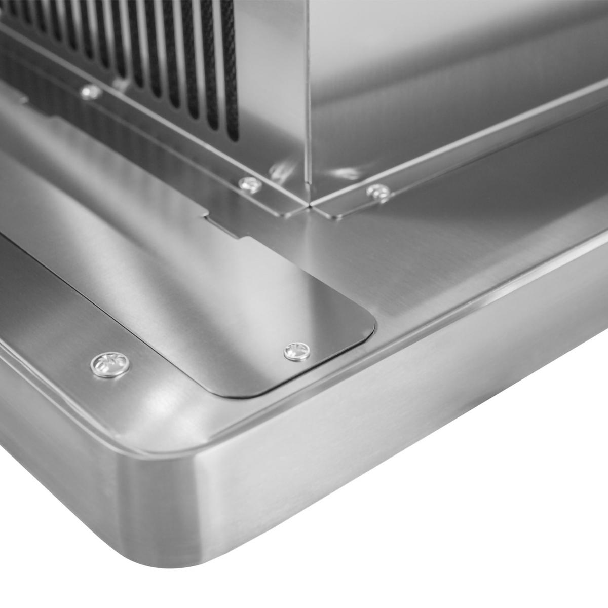 DUNSTABZUGSHAUBE - Edelstahlfarben, Glas/Metall (89.5/17/53cm) - Gurari