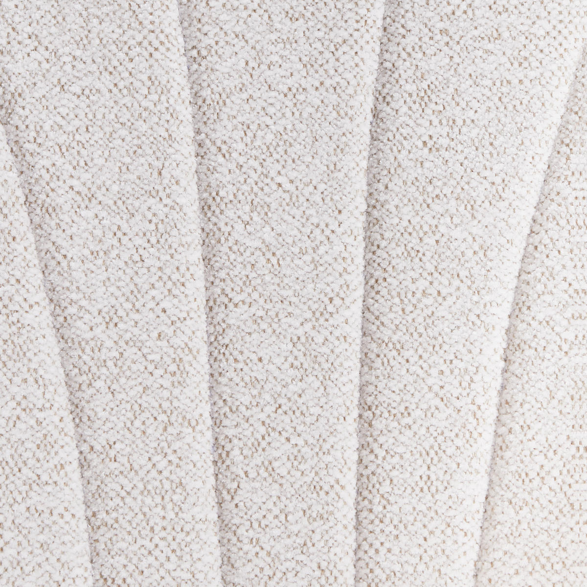 SCHAUKELSTUHL Cremeweiß Skale - Schwarz/Weiß, Textil (70/85/94cm) - Beliani