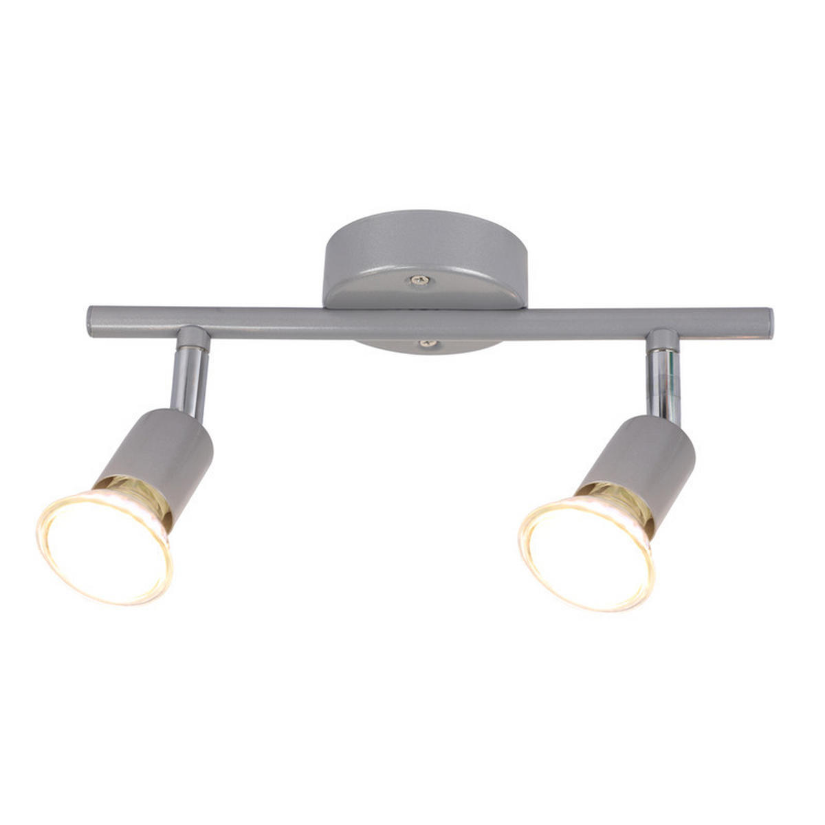 DECKENLEUCHTE Macaluso 26/15/8cm - Silberfarben, Metall (26/15/8cm) - Nettlife