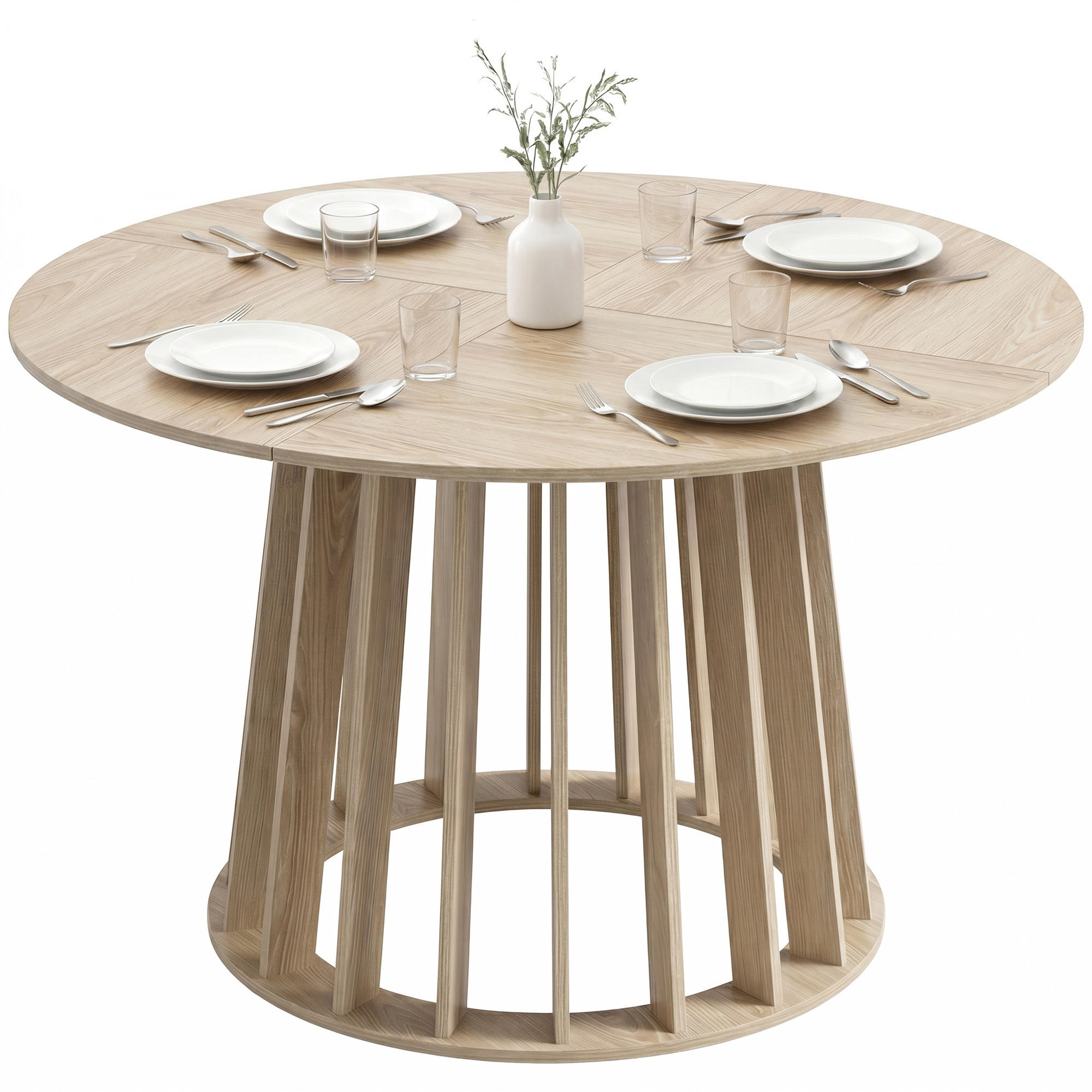Pangivo Esstisch Natur 120x75x120 cm