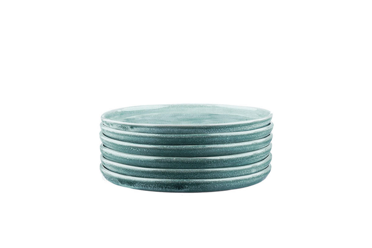 TELLER Magma Ø20cm - 6er-Set - Cobalt - Blau, Keramik (20cm) - Björn