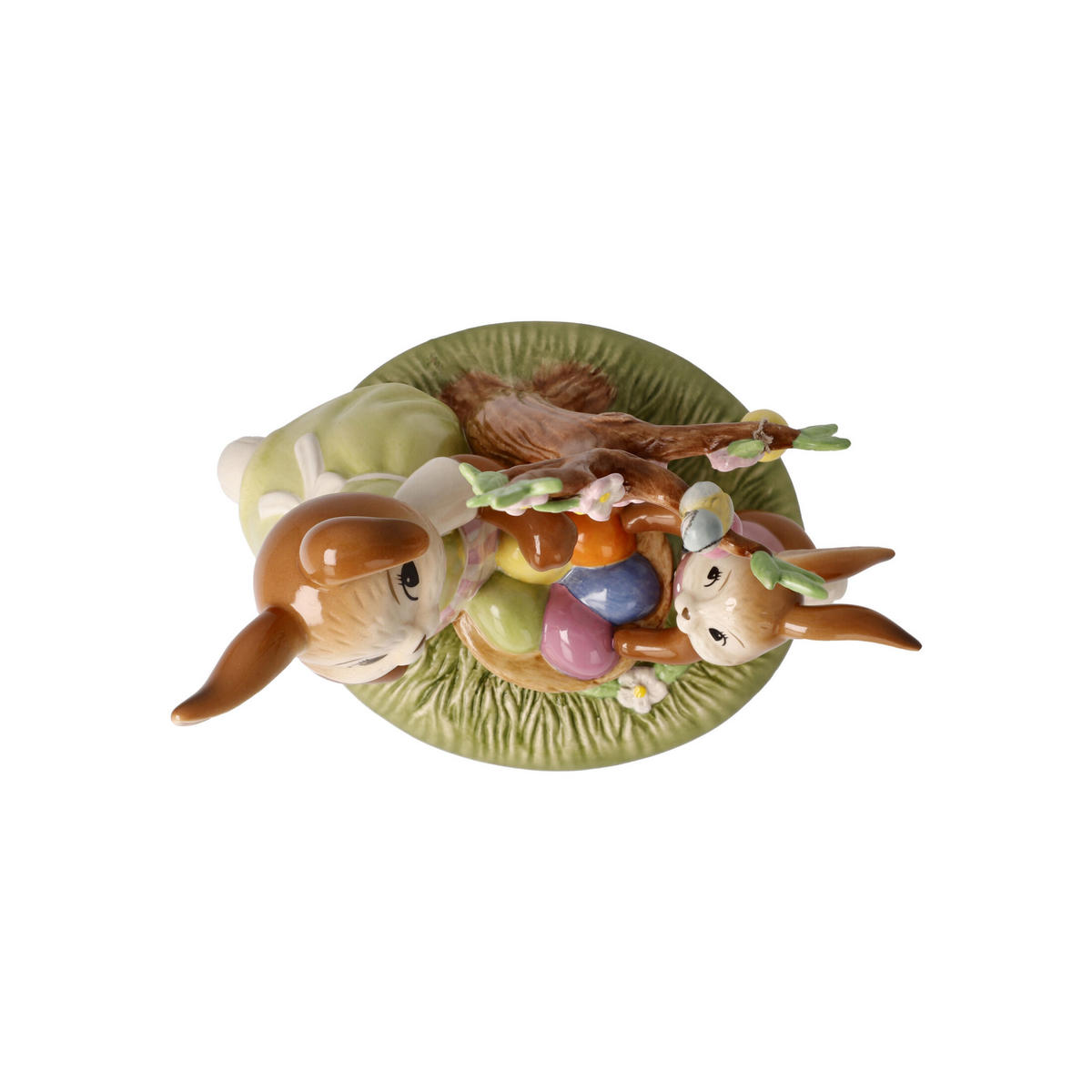 DEKOTIER Hasen - Zauberhaft geschmückt, Steingut, Bunt, 17 cm - Multicolor, Keramik (11/17/16cm) - Goebel