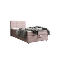 BOXBETT FADO 22 mit Matratze H3, Bonell und Topper 80x200 Cosmic 14 - Pink, Textil (80/200cm) - Bedante
