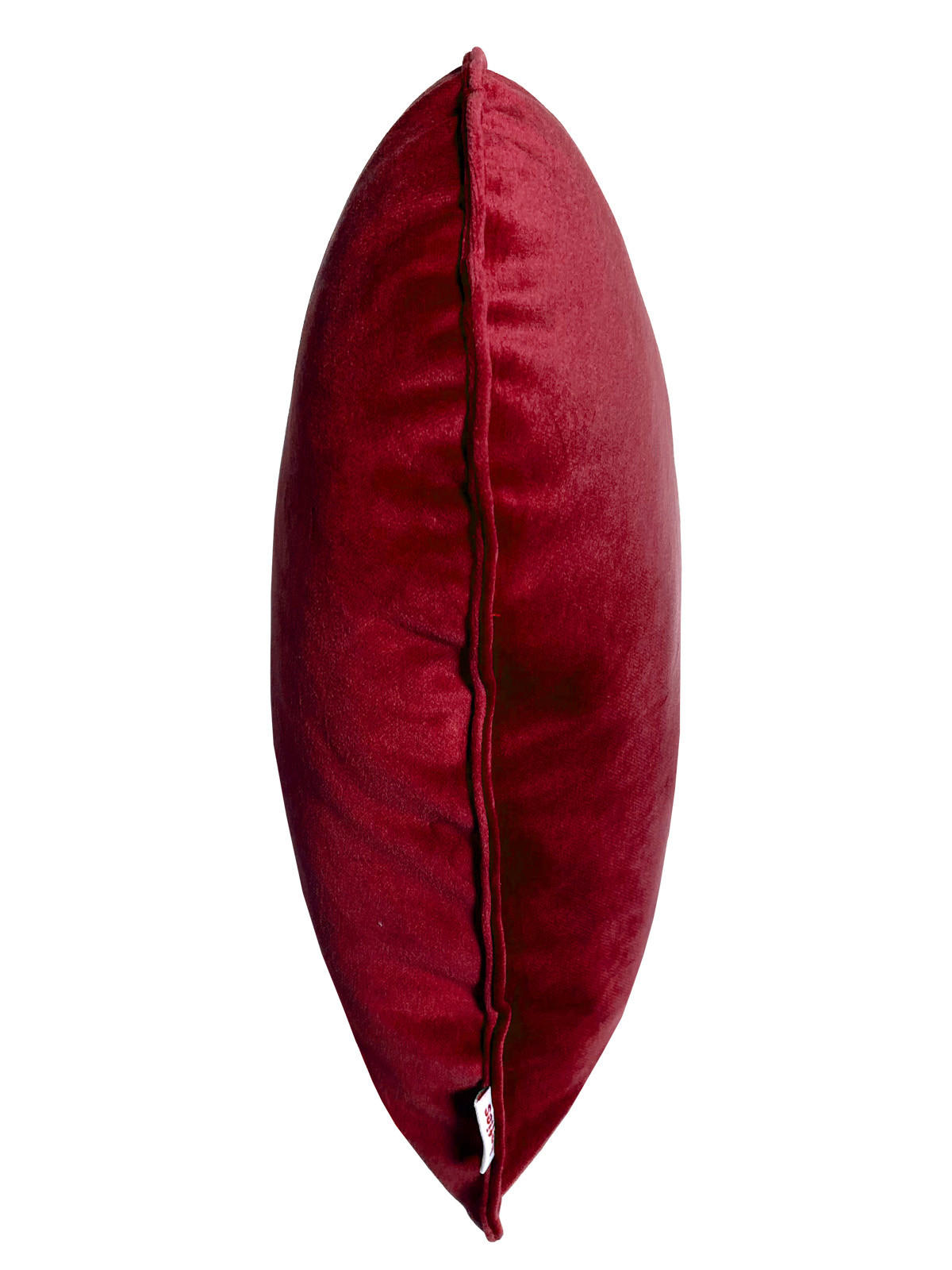 HERZKISSEN Samt&Sonders karmin-rot 35x32 cm - Rot, Textil (34/32cm) - beties Heimtextil