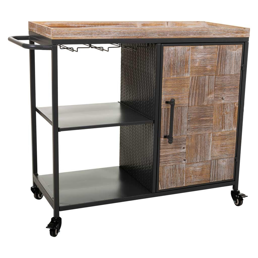 Wanderlust Weinregal Braun 100x83.5x40 cm