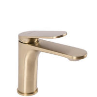 WASCHBECKENARMATUR Rea Marco Brush Goldlow - Goldfarben, Metall (10/15/14.2cm) - REA