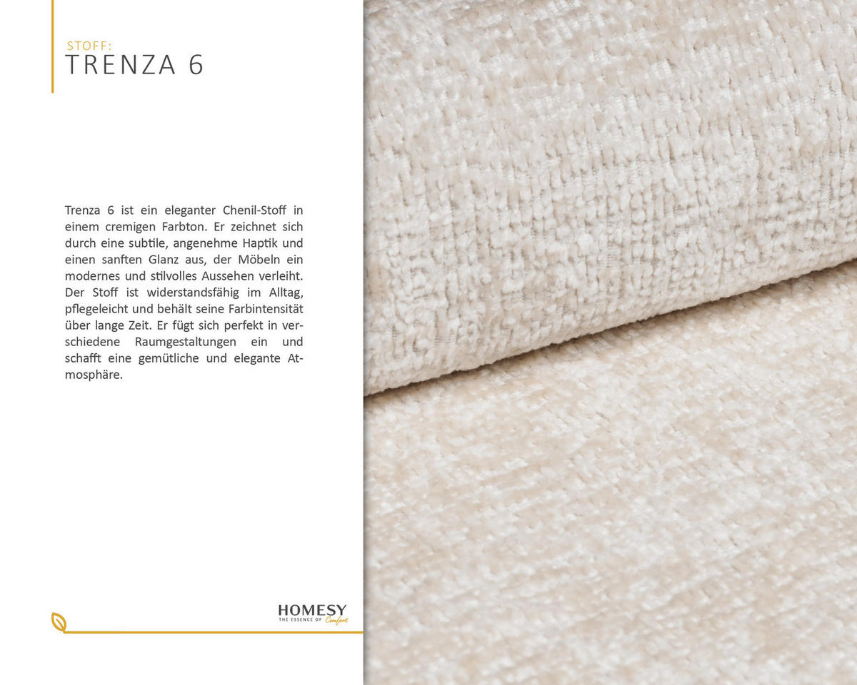 SCHLAFSOFA Calma mit Bettkasten 3-Sitzer modernen Stil, Creme - Creme, Holz (229/87/97cm) - Homesy