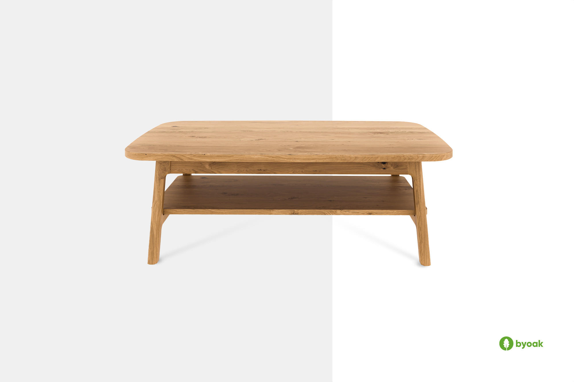 Thumbnail - byoak Kaffetisch, Kernbuche, Holz, Kernbuche, 60x42x100 cm, Wohnzimmer, Wohnzimmertische, Couchtische