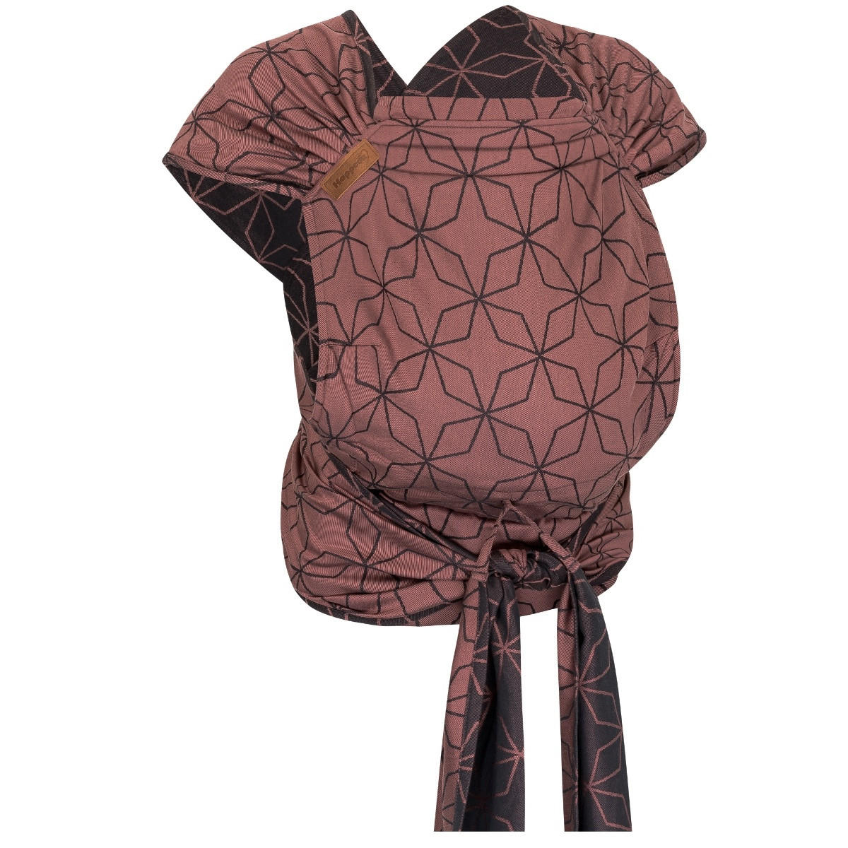 BABYTRAGE Hop-Tye Advanced - Rosa/Weiß, Textil (26.5/7.2/38.5cm) - Hoppediz