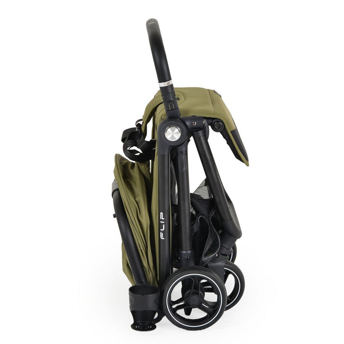 KINDERWAGEN, Sommerbuggy Flip grün klappbar Getränkehalter Korb Stoßdämpfer - Grün, Metall (88/50/106cm) - Cangaroo