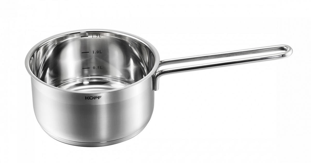 TOPFSET Josie, Edelstahl, Induktion, 14-teilig - Silberfarben, Metall - KOPF
