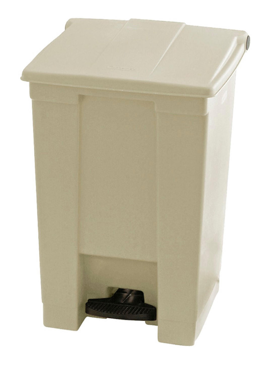 MÜLLEIMER Robuster Pedaleimer 45,4 Liter 60 x 40 x 41,3 cm Aus Konformen Polyethylen Beige - Beige, Metall (40/60/41.3cm) - PROREGAL